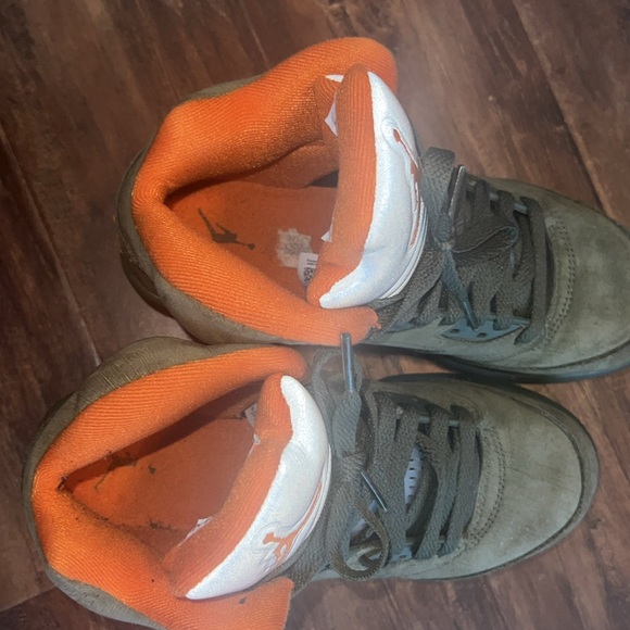 Air Jordan 5 Retro Olive Preowned size 3.5Y - Picture 10 of 12